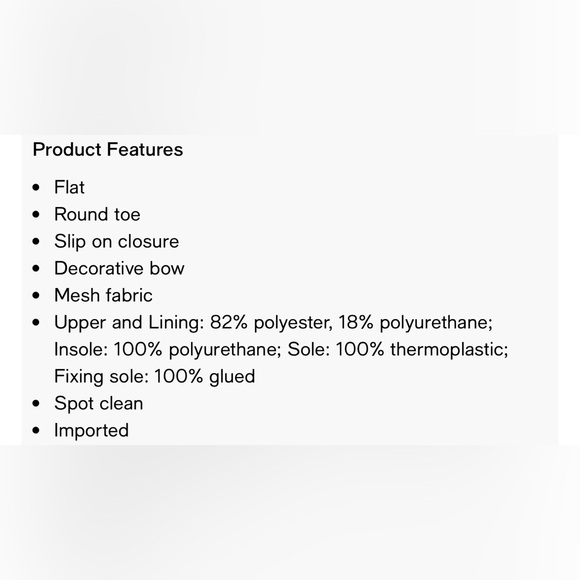 Mango Gold Mesh Ballet Flats 7.5 - Picture 7 of 7